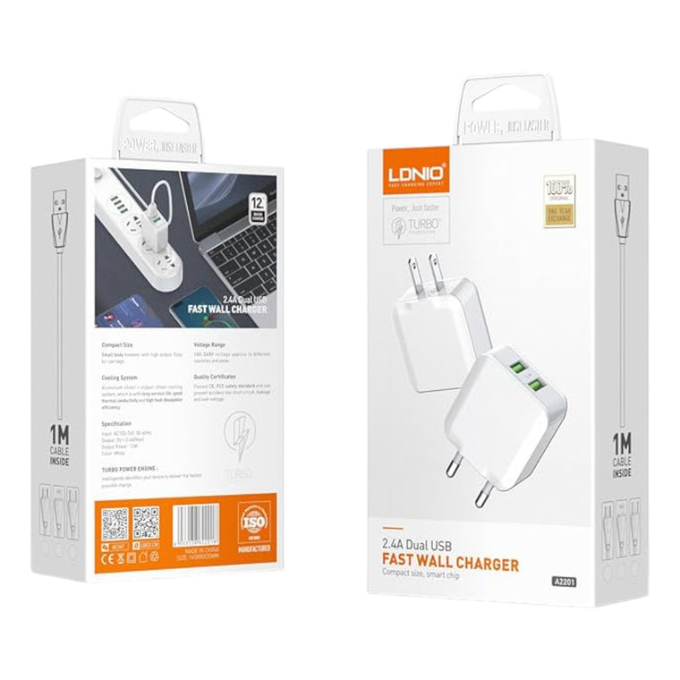 CARGADOR PARED USB - LIGHTNING - 965
