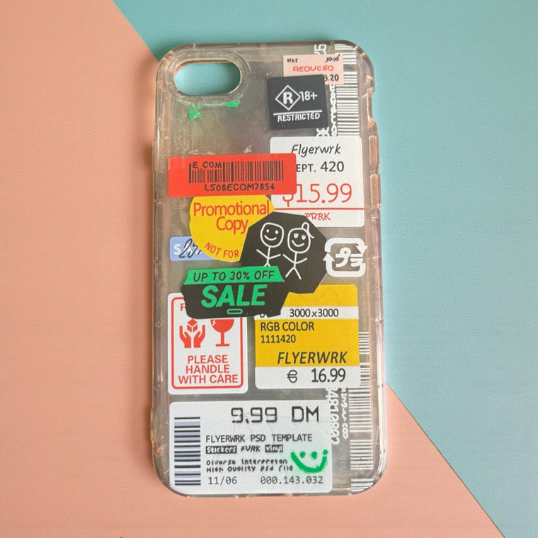 CLEAR FLEXIBLE ETIQUETAS - 1703