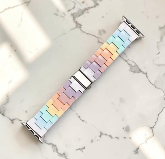 BANDA PLASTICO DURO ARMABLE COLORES PASTEL - 8639
