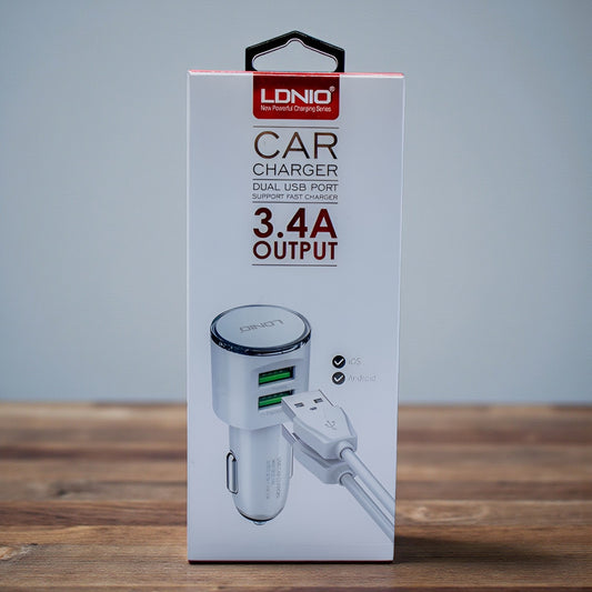 CARGADOR CARRO USB - V8 - 961