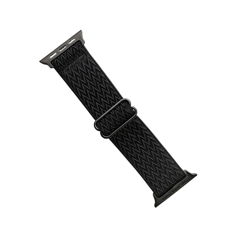 BANDA TELA RELIEVE TRIANGULAR HEBILLA NEGRA - 7247