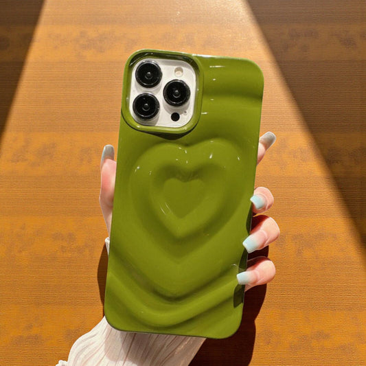 SILICON TEXTURA ONDULADA FORMA DE CORAZON - 9719